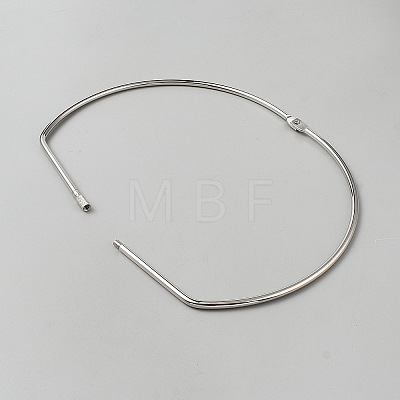 Iron Loose Leaf Book Binder Hinged Rings DIY-CN0003-99-1