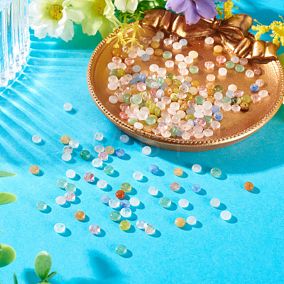 300Pcs 10 Styles Natural & Synthetic Mixed Gemstone Beads G-TA0003-09-1