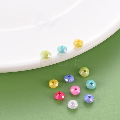 Opaque Acrylic Beads MACR-Q239-018C-1