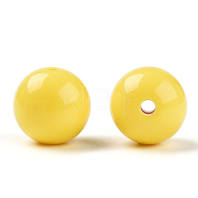 Opaque Acrylic Beads MACR-N017-05C-1