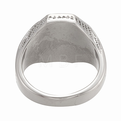 Men's Titanium Steel Finger Rings STAS-H102-AS-12-1