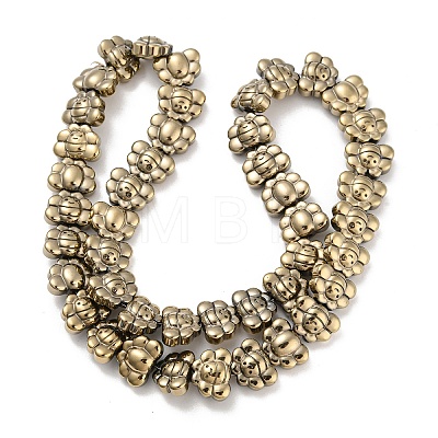 Electroplated Synthetic Non-magnetic Hematite Beads Strands G-Z032-D02-05E-1