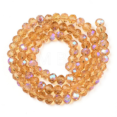 Electroplate Glass Beads Strands LS-EGLA-A034-T8mm-L23-1