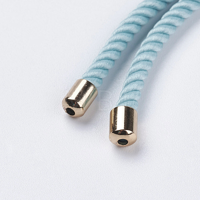 Nylon Twisted Cord Bracelet Making X-MAK-F018-09G-RS-1