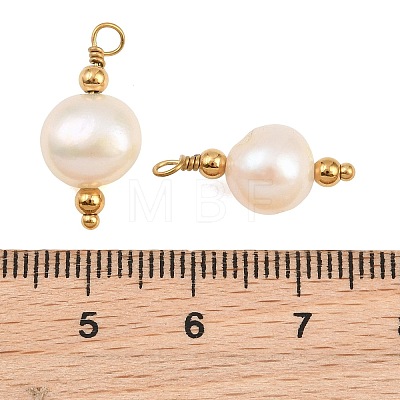 Natural Pearl Pendants PA-CBA0A45-11G-1