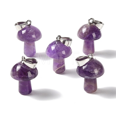 Natural Amethyst Pendants GG-CBAA0EE-05P-14-1