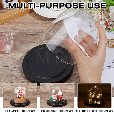 Arch Glass Dome Cover AJEW-WH0596-866C-03-1