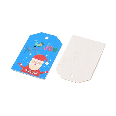 50Pcs Christmas Theme Paper Printed Gift Tags CDIS-H007-07-1