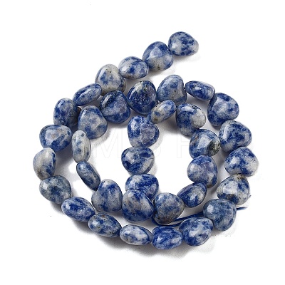 Natural Blue Spot Jasper Beads Strands G-B022-26C-1