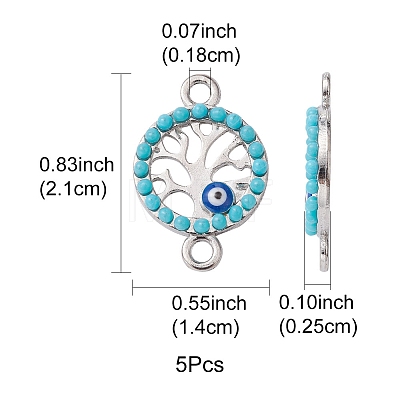 Alloy Enamel Connector Charms FIND-YW0003-46-1