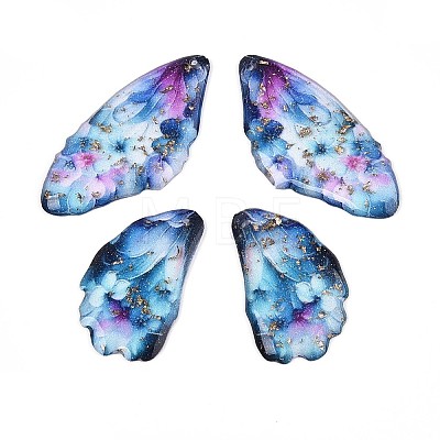 Transparent Epoxy Resin Pendants RESI-T057-30C-1