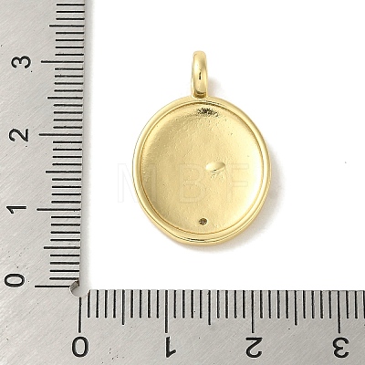Brass Micro Pave Cubic Zirconia Pendants KK-Z042-23G-03-1