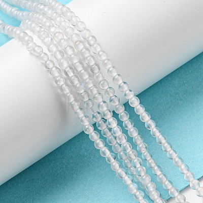 Natural Rainbow Moonstone Beads Strands G-G0005-B03-A-1