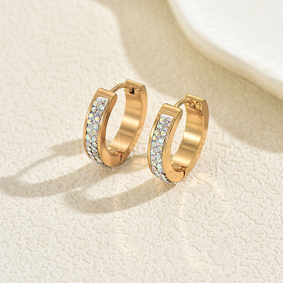 Ring Stainless Steel Hoop Earrings KS1953-1
