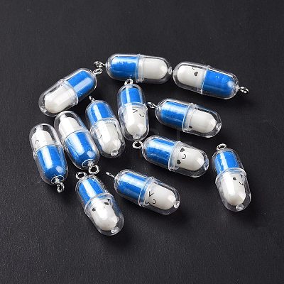 Translucent Plastic Pendants X-KY-L006-29F-1