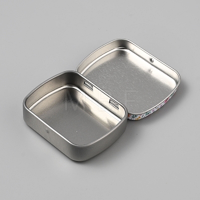 Tinplate Storage Box CON-WH0099-16B-1