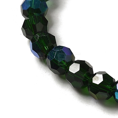 Electroplate Transparent Glass Beads Strands EGLA-A035-T6mm-L10-1