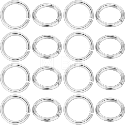 50Pcs 925 Sterling Silver Open Jump Rings STER-BBC0006-18B-1