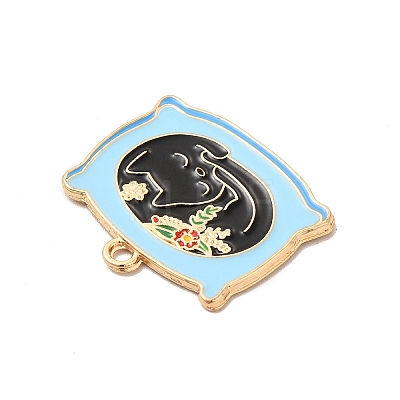 Alloy Enamel Pendants ENAM-A143-08KCG-04-1