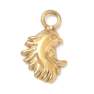 304 Stainless Steel Charms SA-CBAF41E-01B-G-1