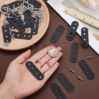 20Pcs Oval Iron Angle Code FIND-GF0009-46A-1