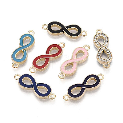 Alloy Connector Charms FIND-N008-24KCG-1
