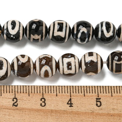 Tibetan Style dZi Beads G-U006-05-1