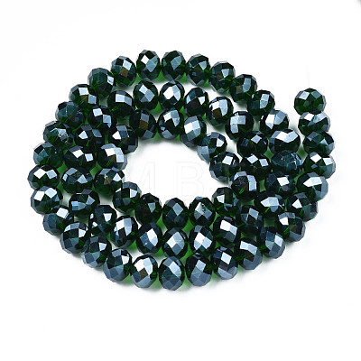 Glass Beads Strands GR12MMY-68L-1