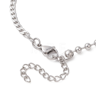 316 Stainless Steel Locket Charms Bracelets BJEW-JB13180-1