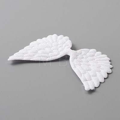 Cloth Embossed Wing Ornament Accessories LS-FIND-WH0037-27B-1