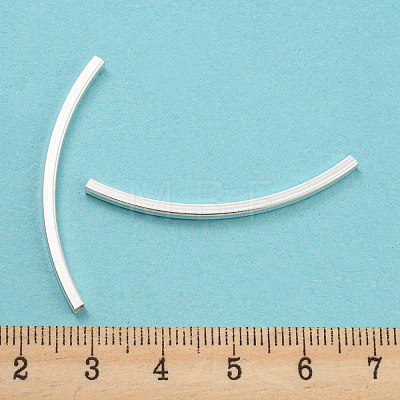 925 Sterling Silver Tube Beads STER-Q191-04S-1