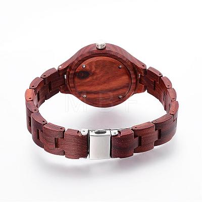 Ebony Wood Wristwatches WACH-H037-16-1