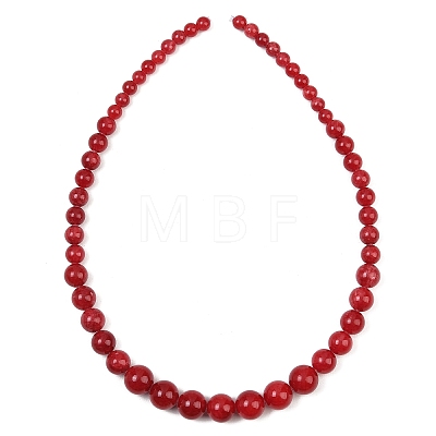 Natural Mashan Jade Graduated Beads Strands GG-CBA2AE1-A08-U-1