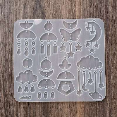 Earrings Pendants DIY Silicone Mold DIY-Q033-07A-1