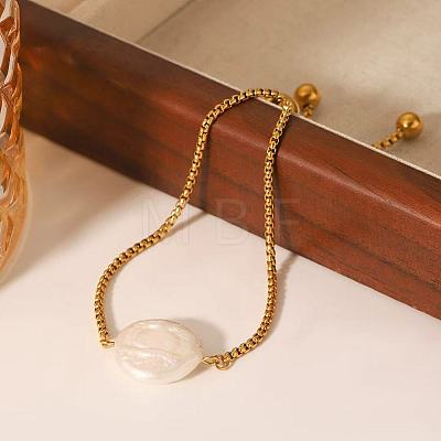 Fashion Stainless Steel Boston Link Chains Slider Bracelets EE0272-1