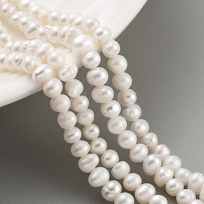 Natural Cultured Freshwater Pearl Beads Strands PEAR-C003-05B-1