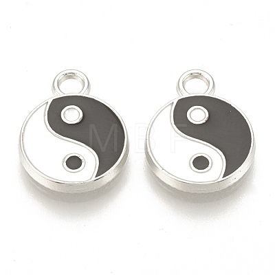 Feng Shui Alloy Enamel Pendants ENAM-S115-035B-1