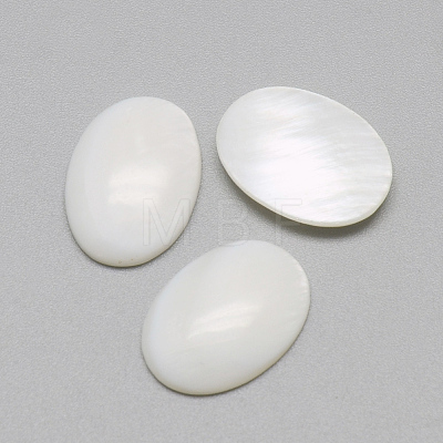 Freshwater Shell Cabochons X-SSHEL-R042-27-1