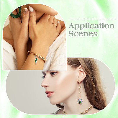 24Pcs 2 Styles Alloy Enamel with Crystal Rhinestone and Acrylic Connector Charms FIND-HY0005-34-1