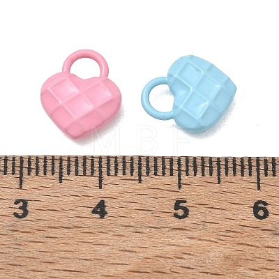 Spray Painted Alloy Charms AL-CBA5B8E-12-1