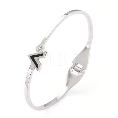 304 Stainless Steel Bangles BJEW-O184-12-1