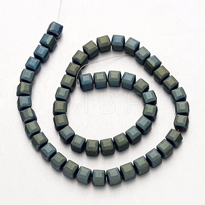 Electroplate Non-magnetic Synthetic Hematite Bead Strands G-F300-25-F07-1