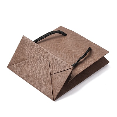 Rectangle Paper Gift Storage Bags with Rope Handles ABAG-A011-01B-1