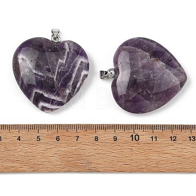 Natural Banded Amethyst Pendants GG-K002-12A-24-1