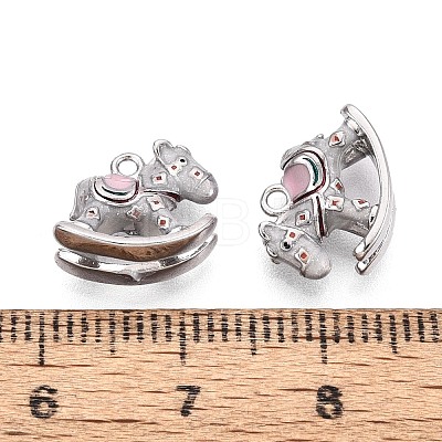 Brass Enamel Pendants KK-T081-16A-P-1