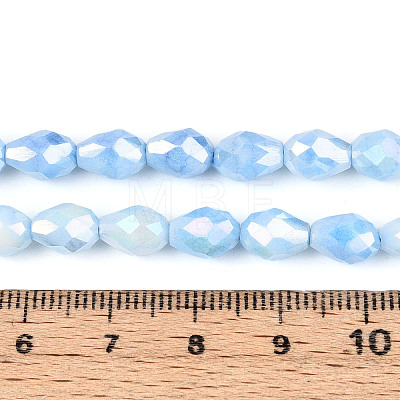 Anti-Tarnish Electroplate Glass Beads Strands GLAA-T025-13A-01-1