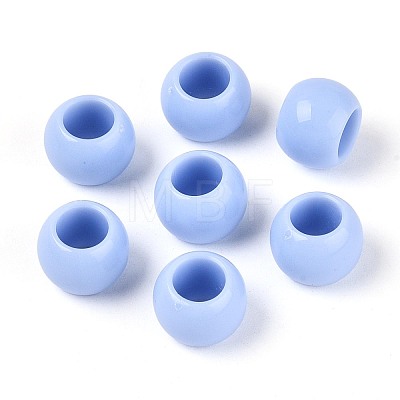 Opaque Acrylic Beads SACR-N018-05J-1