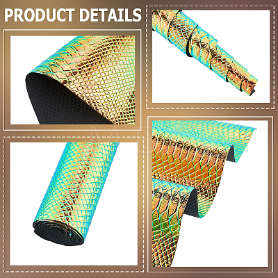 1Pc Laser PU Leather Fabric DIY-CL00001-85A-1