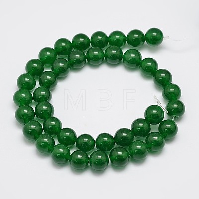 Natural & Dyed Malaysia Jade Bead Strands G-A146-10mm-A06-1