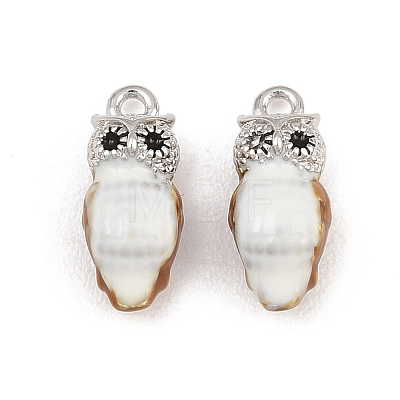Brass Enamel Pendants KK-CBA6818-04P-02-1